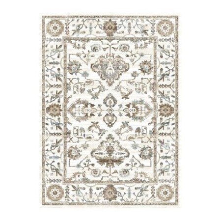 Radici Usa Inc Radici USA 3562-0023-BONE Colosseo Area Rug; Bone - 2 ft. 2 in. x 7 ft. 7 in. 3562/0023/BONE